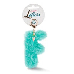 Nici Bag Pendant Plush Letter F Symbol Key Ring