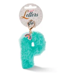 Nici Bag Pendant Plush Letter P Symbol Key Ring