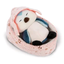Nici Bird Andoli 12 Cm Sleeping In Basket Teddy