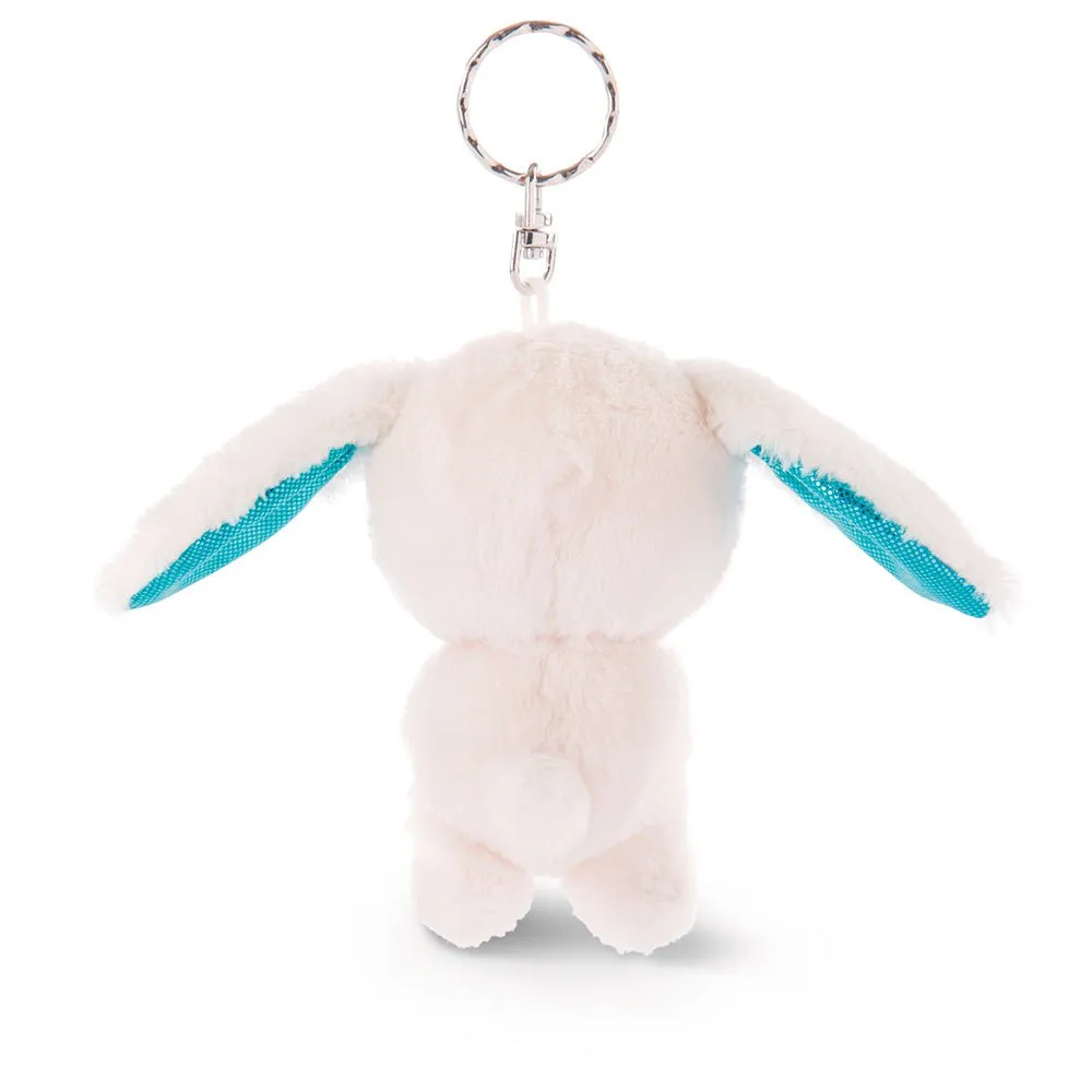 Nici Glubschis Dangling Rabbit WolliDot 9 Cm Key Ring 2 Nici Glubschis Dangling Rabbit WolliDot 9 Cm Key Ring - Image 2