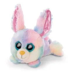 Nici Glubschis Lying Rabbit Rainbow Candy 15 Cm Teddy