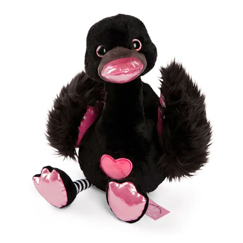 Nici Love Swan Black 25 Cm Teddy 1 Nici Love Swan Black 25 Cm Teddy