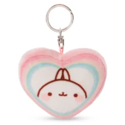 Nici Molang Heart Shaped 8 Cm Key Ring