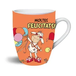 Nici Moltes Felicitats! Porcelain Mug