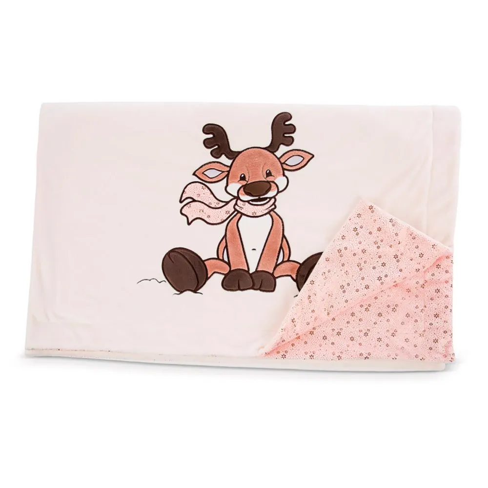 Nici Plush Blanket Reindeer Jonte 140X175 Cm Teddy 1 Nici Plush Blanket Reindeer Jonte 140X175 Cm Teddy