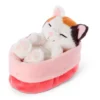 Nici Sleeping Kitties Cat 12 Cm Creme Teddy