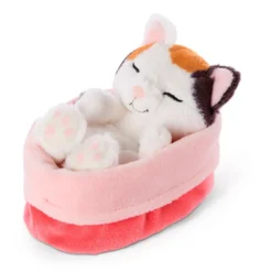 Nici Sleeping Kitties Cat 12 Cm Creme Teddy