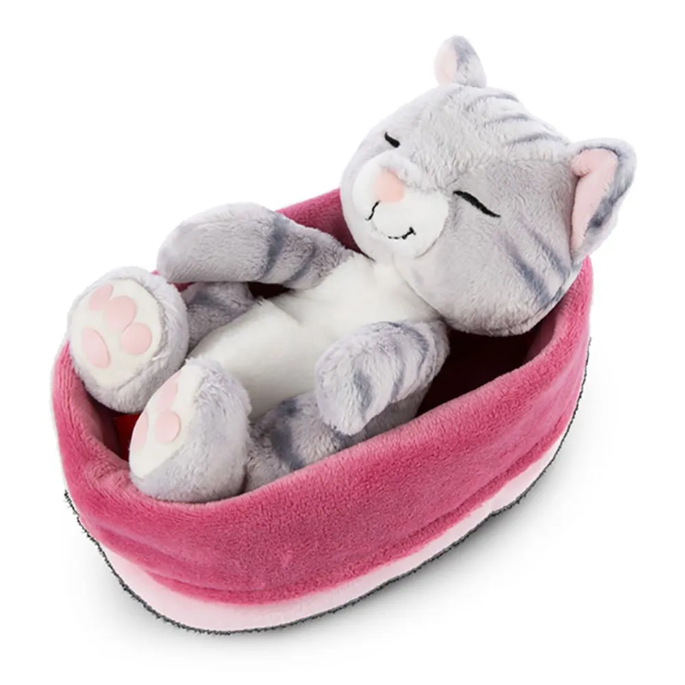 Nici Sleeping Kitties Cat 16 Cm Grey Teddy 2 Nici Sleeping Kitties Cat 16 Cm Grey Teddy - Image 2