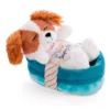 Nici Sleeping Pets Puppy Cocker Spaniel 12 Cm In Basket Teddy